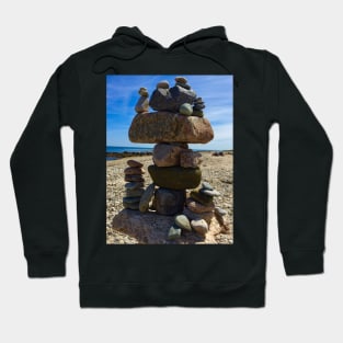 Amazing Rock cairns at the Cape Hoodie